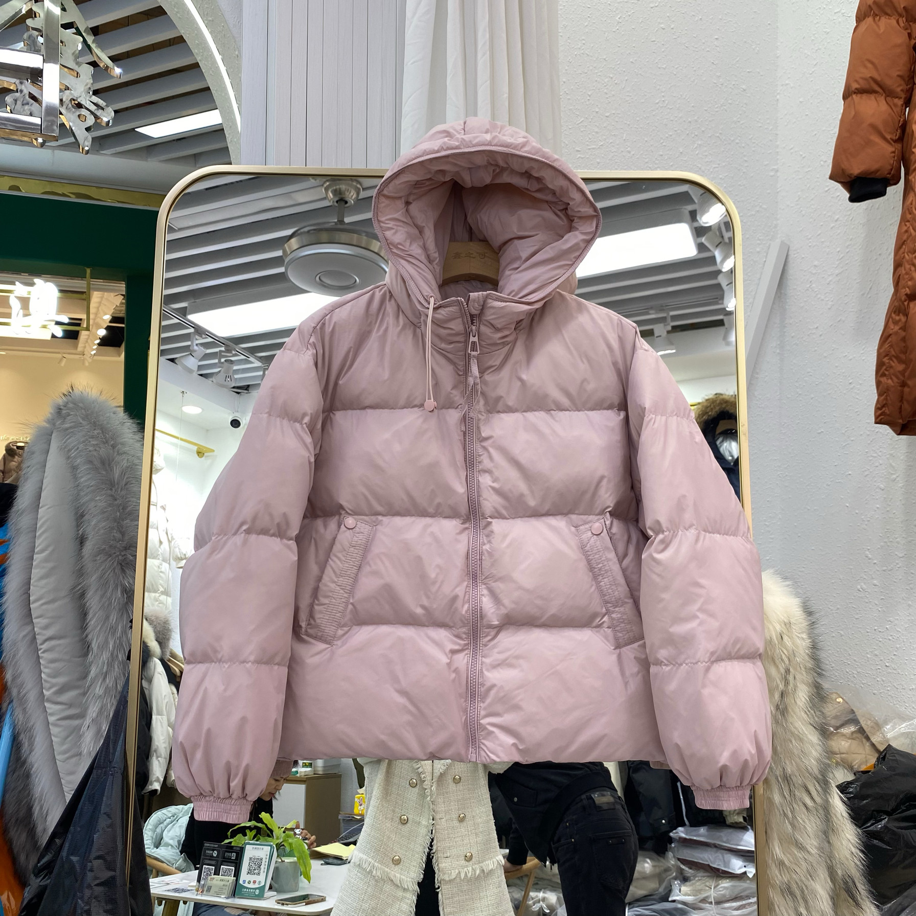 冬季新款羽绒服女短款韩版连帽
