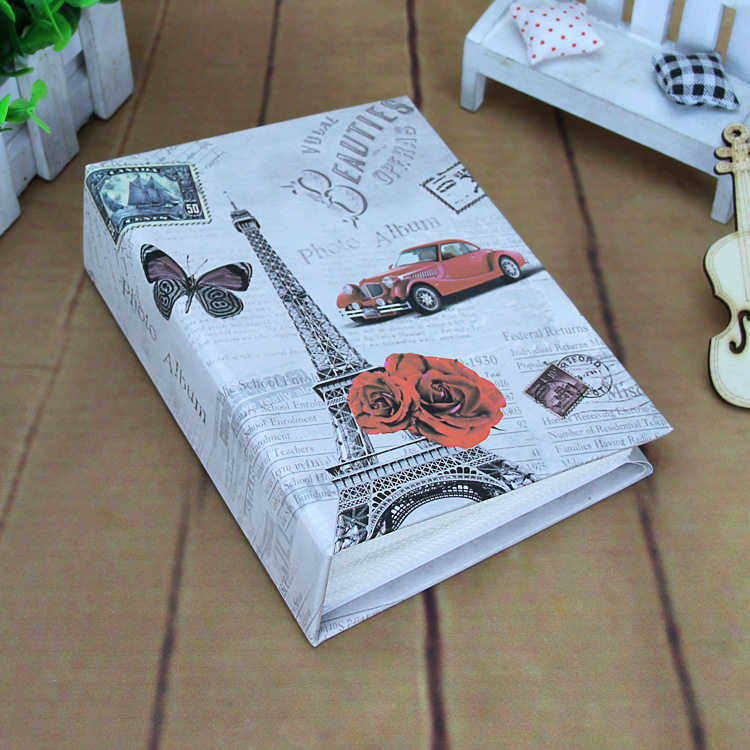 喆宇 5寸200 7寸100张 插页式 居家 礼品相册 厂家 复古建筑