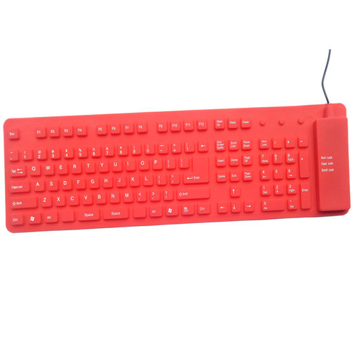 防水折叠软键盘价格 防水折叠软键盘图片 星期三