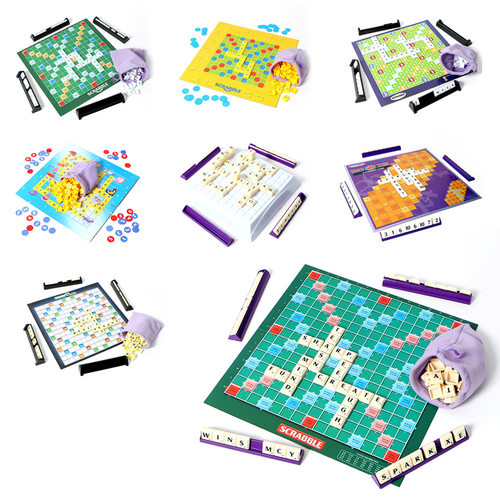 英文拼字游戏 儿童早教益智方块字母组词教具 提高拼词桌游玩具批