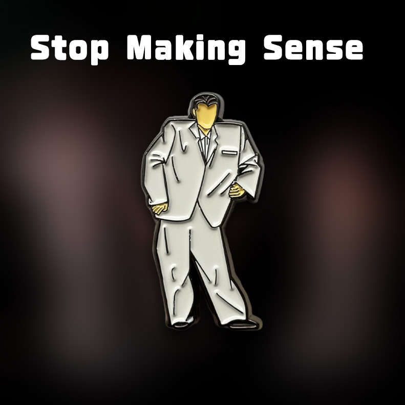 Talking Heads大卫拜恩摇滚周边徽章胸针