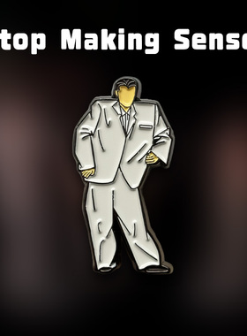 Talking Heads大卫拜恩摇滚周边徽章胸针