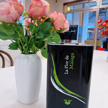 西班牙la flor de malaga马拉加特级初榨橄榄油原瓶进口4l