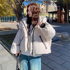 连帽短B189-887款羽绒服女冬季新保款套韩系学院风加厚暖外服面包