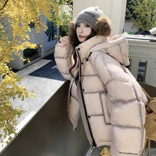 2B196 外粉色白绒绒鸭服套 61羽新品