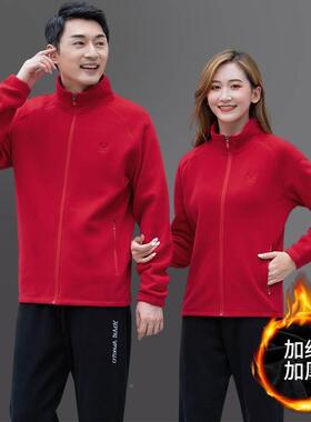 绒冬运两动套加装男秋侣CP660774新款时尚情休闲加厚两件套