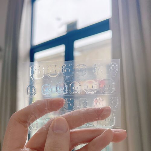 黄胶果冻胶超薄双面胶隐形假指甲