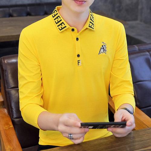 纯棉秋天打底成熟稳重长袖t恤