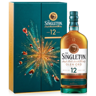 御玖轩 苏格登12年700ml单一麦芽苏格兰威士忌Singleton洋酒礼盒