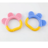 Tong Tai Beikang bé teether đầy đủ silicone gel keo tích hợp bé rách loại bé Tongtai răng rắn - Gutta-percha / Toothbrsuh / Kem đánh răng núm nhai ăn dặm cho bé