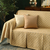 现代四季 沙发巾加厚提花雪尼尔全盖布沙发垫套防尘罩美式 欧式 可用