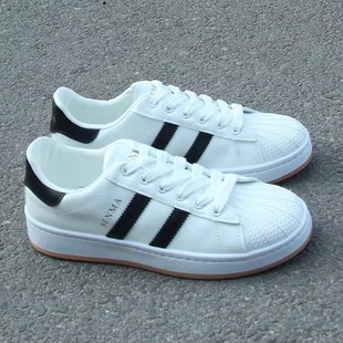 包邮 系带甲板鞋 3.25特价 小白鞋 贝壳头皮面防水高端缝线男士 满2双