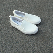 2.8瑕疵男女童低帮中间松紧一脚蹬PU面童鞋 满2双 包邮