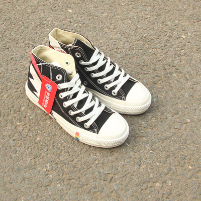 满2包邮1.11瑕疵高帮系带基本款休闲帆布女鞋