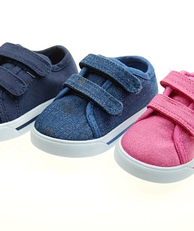 外贸童鞋出口欧洲原单女童幼童学步帆布鞋春小码特价W736
