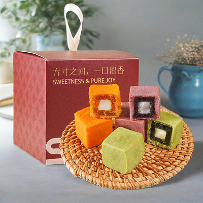 一口小方酥精致清新茶点健康