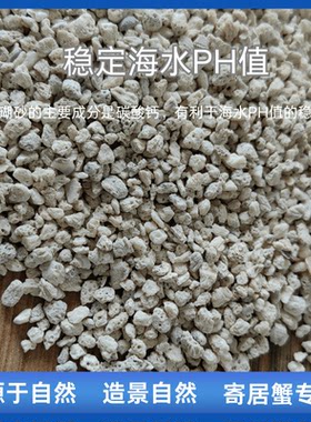 菲律宾沙天然寄居蟹虾专用鱼缸造景珊瑚沙贝壳垫材海缸三湖慈鲷鱼