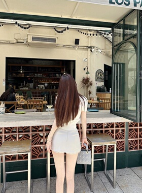 【Dear zhazha】比例王者~高腰修身A字防走光裙裤西装裙半身短裙