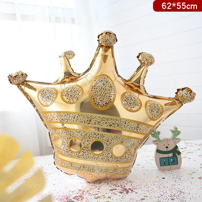 金皇冠气球周岁生日快乐场景布置儿童卡通宝宝满月百天宴派对装饰,节庆用品/礼品,气球,淘宝优惠券,粉丝福利购,淘宝优惠卷