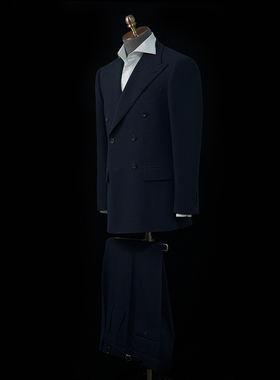 Royal Lisbon 意大利进口面料男士高级西服定制手工外套结婚套装