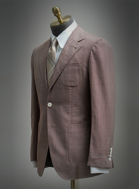 Royal Lisbon英国世佳宝男士高级鸟眼单西服定制手工结婚商务外套