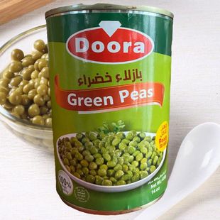 beans绿青豆罐头熟沙拉即食罐装 بازلاء 400g‏ peas green