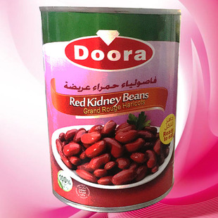 Canned red kidney beans DOORA ‏红芸豆罐头即食沙拉