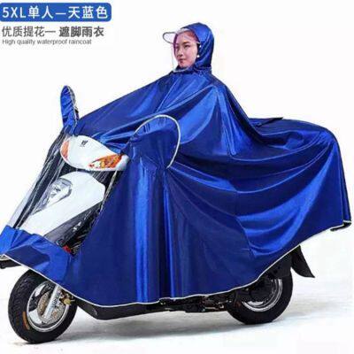 大号电动电瓶摩托车雨衣加大加厚女式双人防暴雨专用单人雨披男式