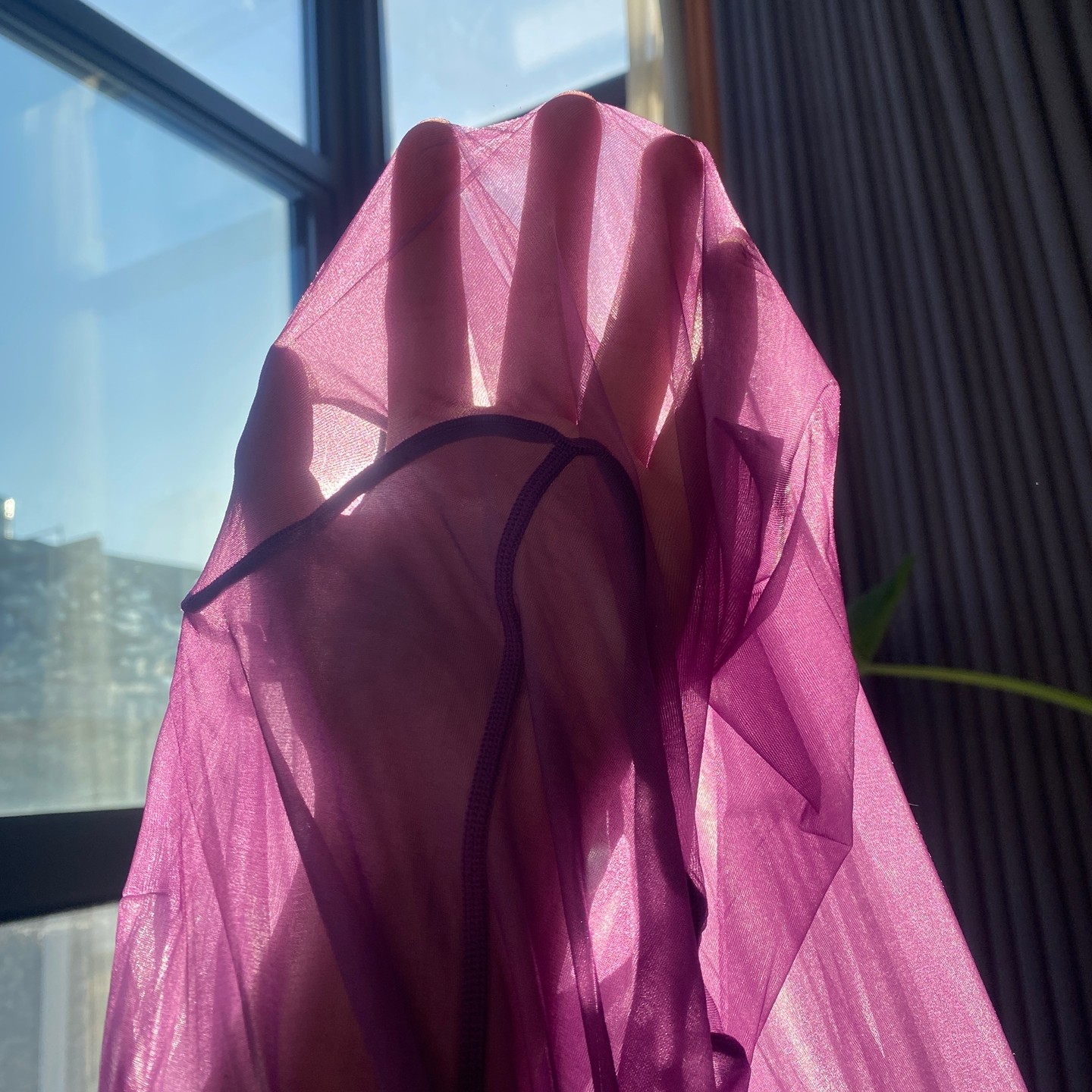 釉见大码极光无缝腰丝袜女深裆油亮超薄3d黑丝诱惑连裤袜男士JJ套