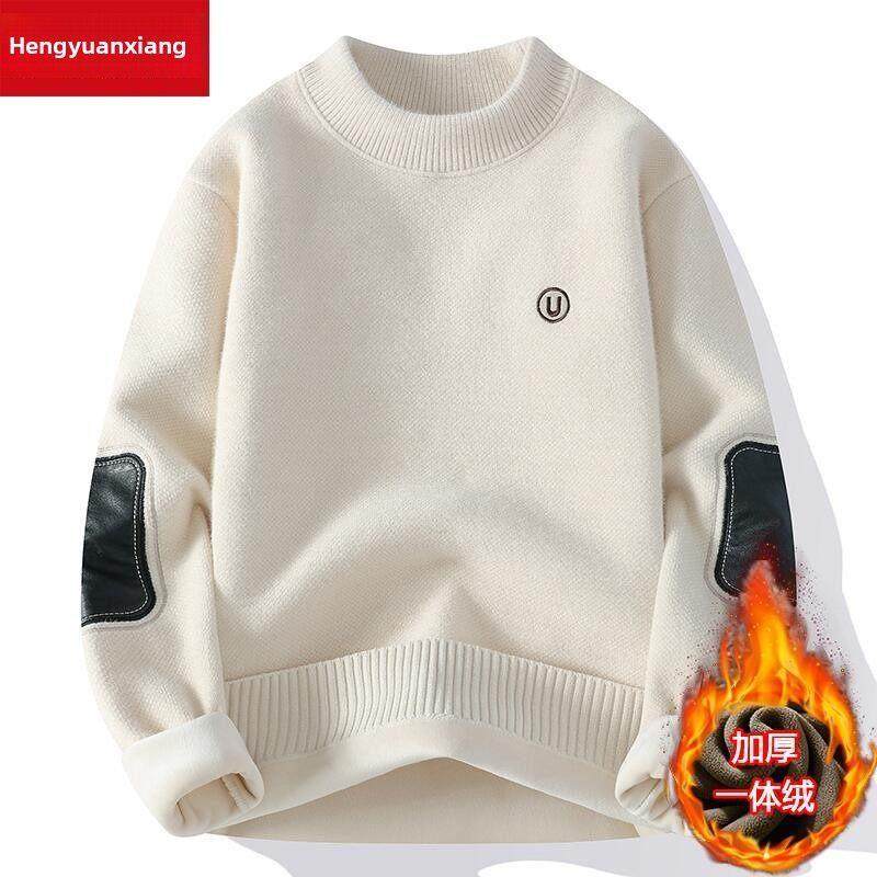 恒源祥2025新款毛衣男加绒加厚冬季针织青少年高中生不起球羊毛衫,男装,针织衫/毛衣,淘宝优惠券,粉丝福利购,淘宝优惠卷