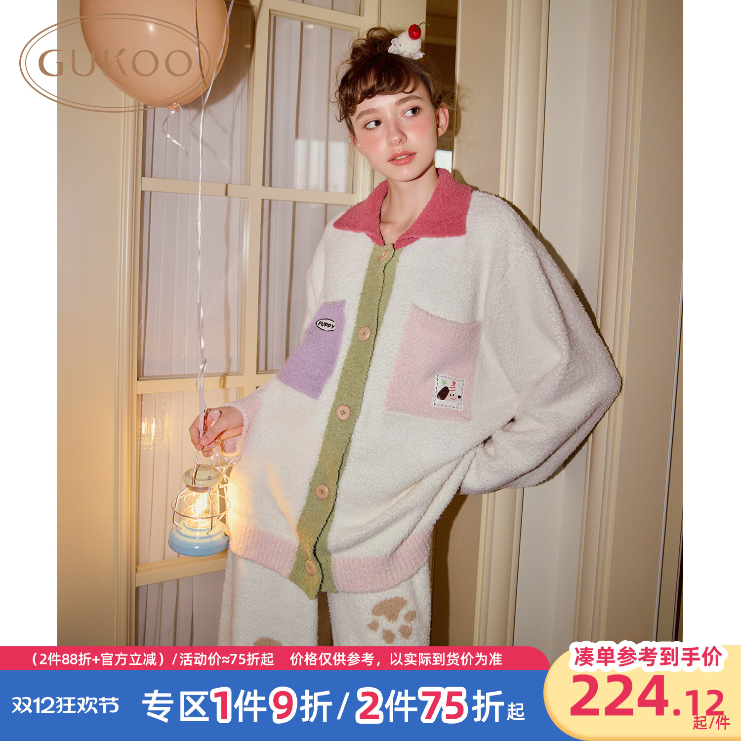 ۻ㣺Ҭ̰Ůװ S Gukoo/˯¶ޱů¿СɰŮʿҾӷװD 448.5Ԫ2(224.25Ԫ/)