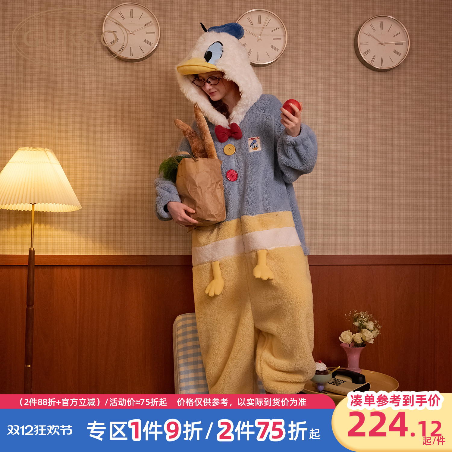 ۻ㣺Ѽ S Gukoo/˯¶ʿ¿ɺޱůŮʿҾӷD 448.5Ԫ2(224.25Ԫ/)