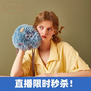 Gukoo 日常饰品系列 果壳毛绒包包IP联名可爱卡通手提包女士拖鞋