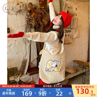 Gukoo 女士包包圣诞礼物 果壳单肩包女史努比联名手提包2025新款
