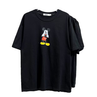 韩国东大门2024春夏新款卡通米奇T恤女印花宽松短袖百搭减龄上衣
