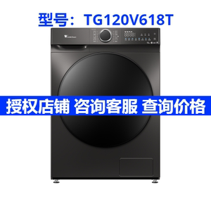 Littleswan/小天鹅 TG120V618T 滚筒洗衣机 金属钛水魔方带银离子