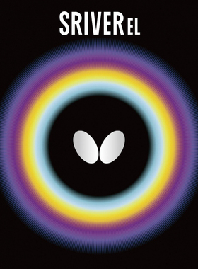 Butterfly/蝴蝶Sriver EL乒乓球反胶套胶反手用高摩擦 日本代购