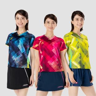 日本25年新款尼塔库/Nittaku乒乓球女款短袖乒乓球比赛服吸汗速干