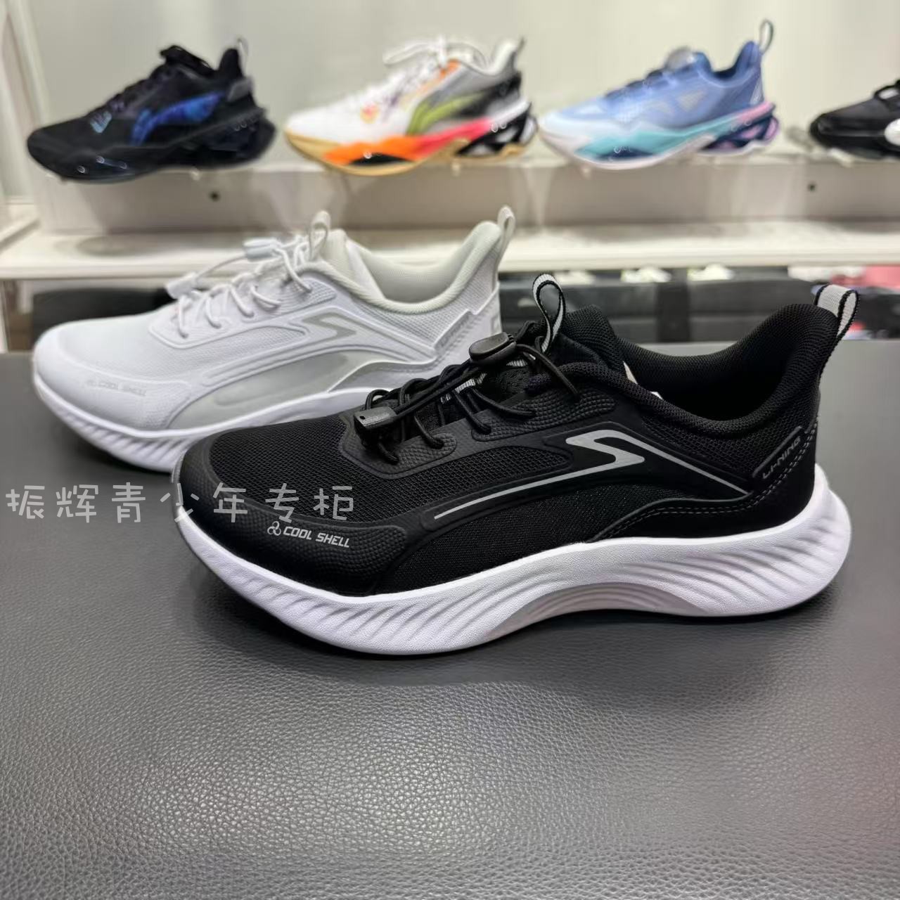 李宁儿童鞋2025夏季新款中大童蜻蛉5.0轻薄透气运动休闲鞋YKCV050