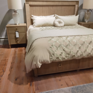 美克art家具美家城市意象实木床 美式雕刻新中式抽屉储物床定制