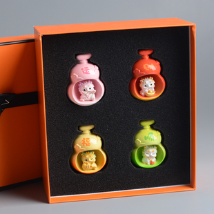 貔貅小葫芦招财摆件全套可爱乔迁开业送朋友圣诞节礼物新年祝福礼
