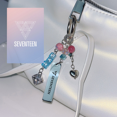 seventeen钥匙扣克拉挂件svt周边爱豆粉丝应援包挂崔胜澈金珉奎