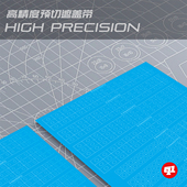 极薄 模型上色 日本真禾纸 炼技人高精度预切割图形遮盖贴纸