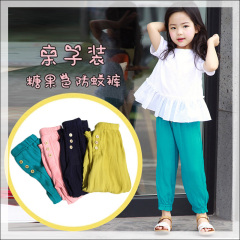 Pantalon fille en toile - Ref 2062255 Image 10