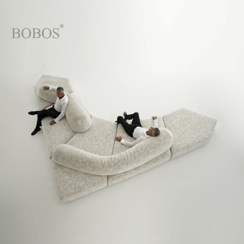bobos意式极简布艺沙发