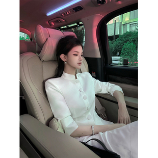 夏媛原创 高雅新中式 地母系穿搭极简高级上衣