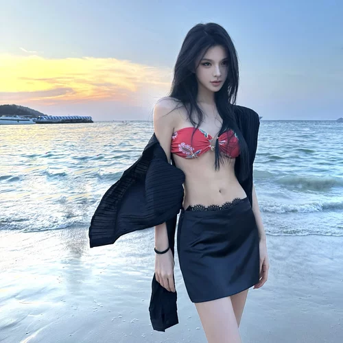 夏媛原创 夏天太好搭配了！半身裙 醋酸缎面光泽感