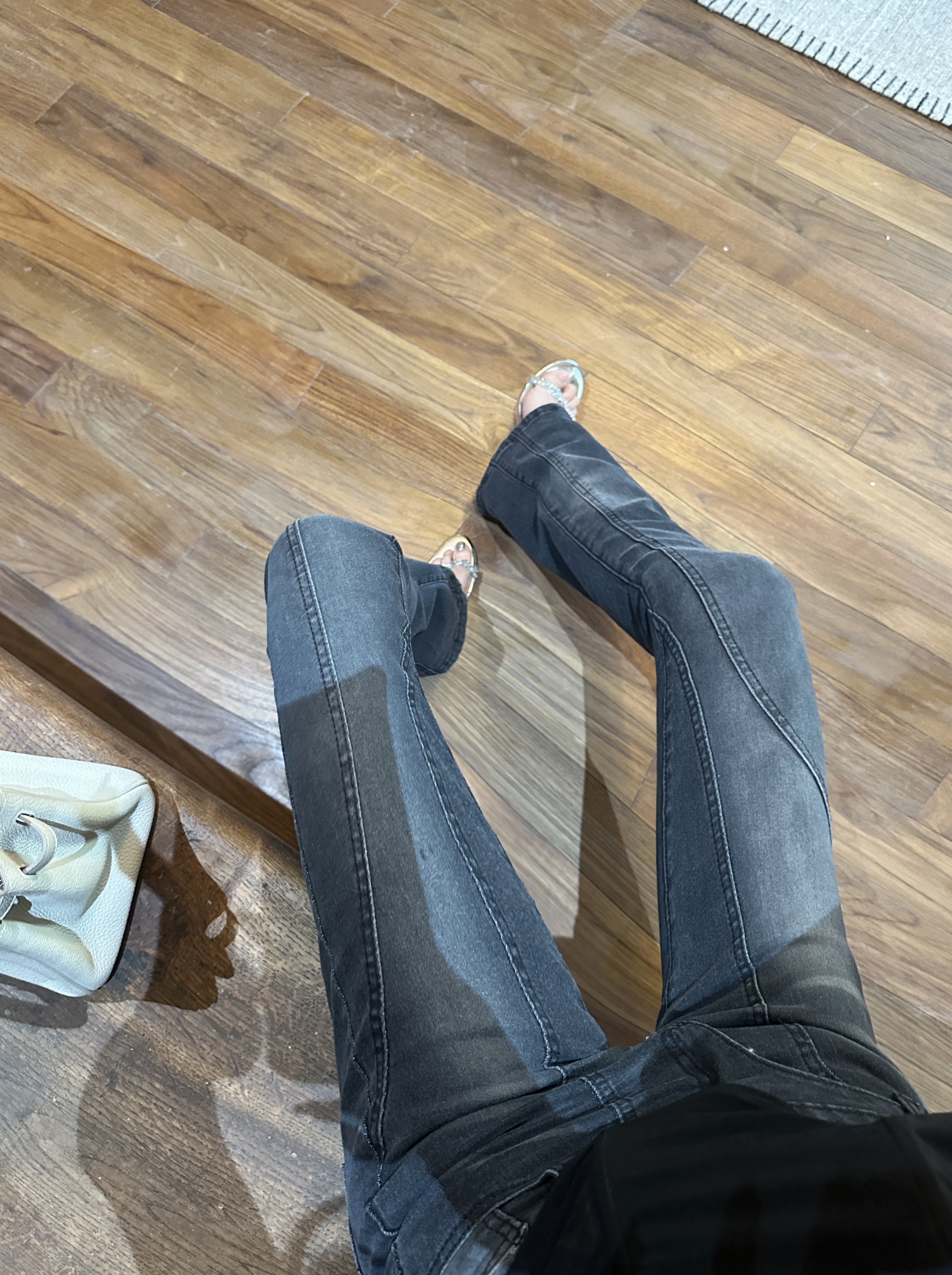 夏媛原创 超模神裤 百搭牛仔裤 2024夏季新款休闲时尚显瘦喇叭裤