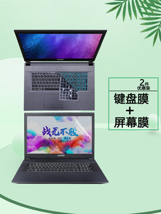 CT电脑GX7 CT键盘膜5S1按键套5DH钢化膜7DK防尘罩5DT屏保5DK笔记本5DS屏幕保护贴膜 GX8 17.3寸神舟GX9