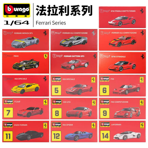 比美高164法拉利SP3拉法FXXK